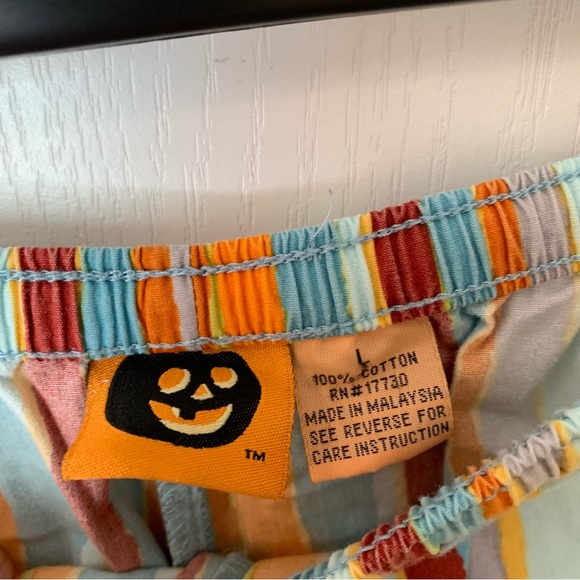 Halloween for target brand striped pajama pants - Picture 3 of 4